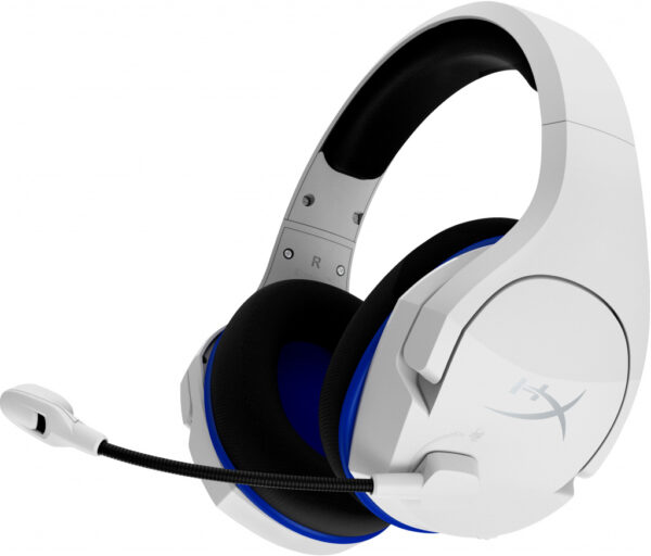 HyperX Cloud Stinger Core - draadloze gamingheadset (wit-blauw) - PS5-PS4