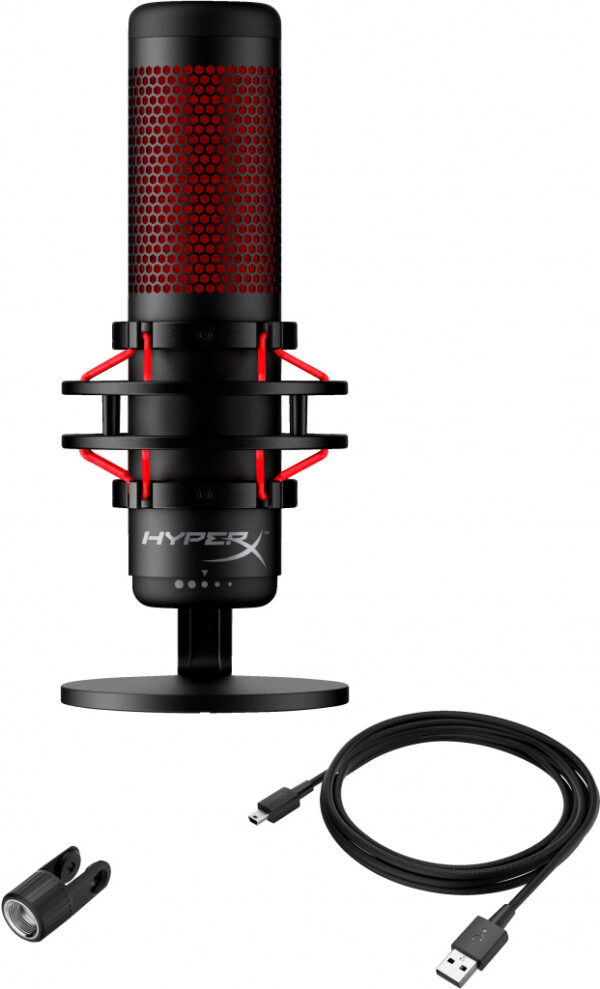 HyperX QuadCast Rood PC-microfoon - Afbeelding 5