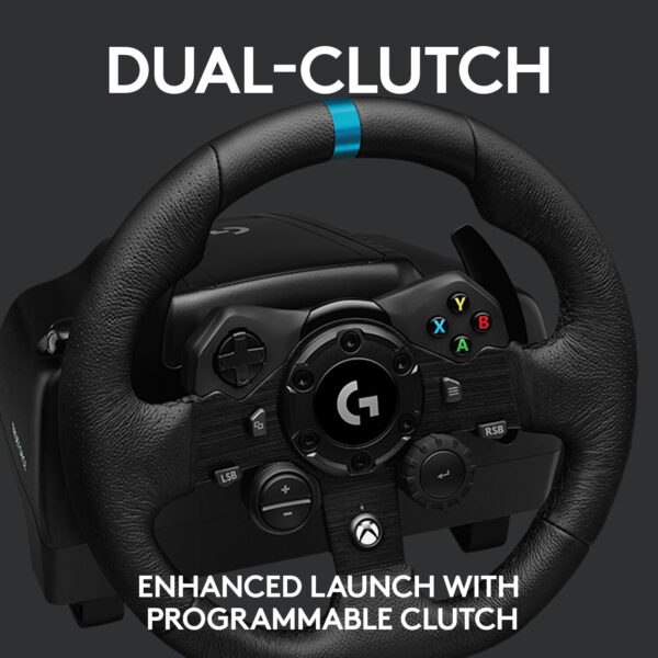 Logitech G G923 Zwart USB 2.0 Stuurwiel + pedalen Analoog/digitaal PC, PlayStation 4, PlayStation 5 - Afbeelding 10
