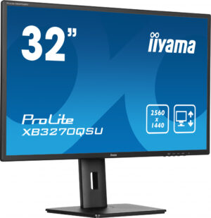 iiyama ProLite XB3270QSU-B1 computer monitor 81,3 cm (32") 2560 x 1440 Pixels Wide Quad HD LED Zwart