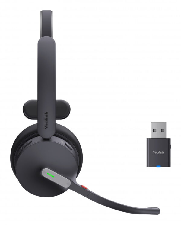 Yealink WH64 Hybrid Mono UC Headset Draadloos Hoofdband Kantoor/callcenter Micro-USB Bluetooth Zwart - Afbeelding 3