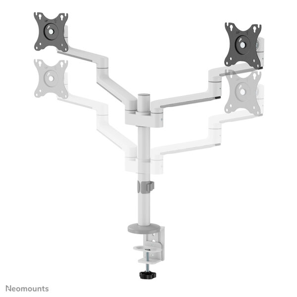 Neomounts DS60-425WH2 Monitorarm 17-27" - ruimtebesparend - Afbeelding 6