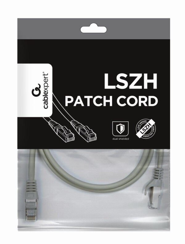 Gembird PP6A-LSZHCU-1M netwerkkabel Grijs Cat6a S/FTP (S-STP) - Afbeelding 2