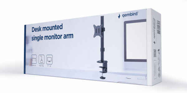 Gembird MA-D1-02 flat panel bureau steun 81,3 cm (32") Zwart - Afbeelding 14