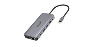 Acer 12-in-1 Type-C Dongle Bedraad USB 3.2 Gen 1 (3.1 Gen 1) Type-C Zilver
