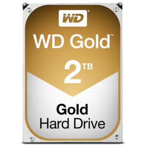 Western Digital Gold interne harde schijf 2 TB 7200 RPM 128 MB 3.5" SATA III
