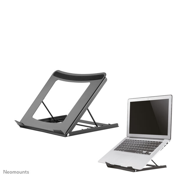 Neomounts NSLS075BLACK Laptopstandaard 10-16" - opvouwbaar - compact - universeel - Afbeelding 2