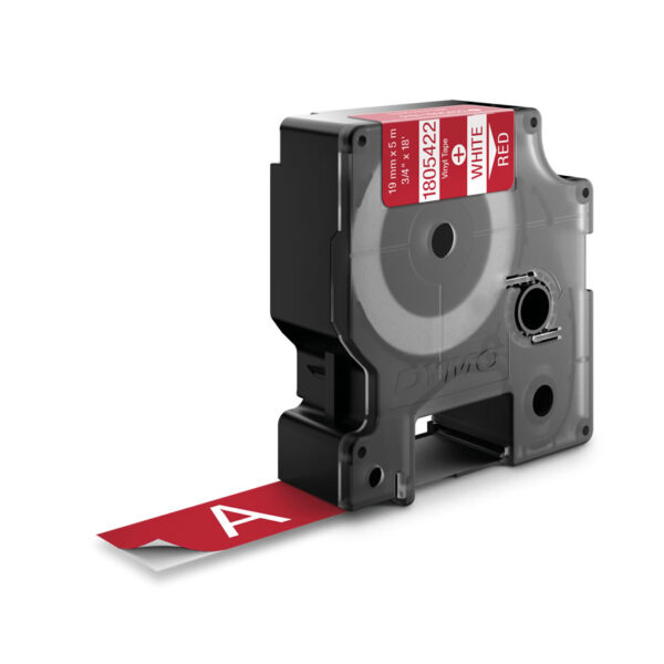 DYMO 1805422 labelprinter-tape Wit op rood - Afbeelding 4