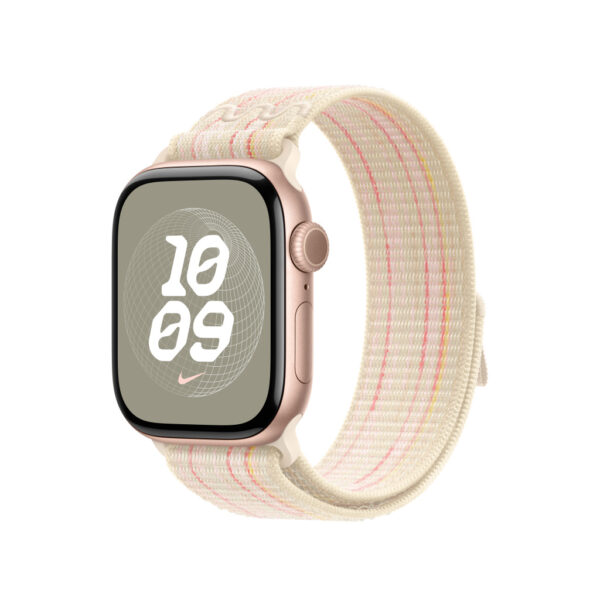 Apple MYJC3ZM/A slimme draagbare accessoire Band Beige, Roze Nylon - Afbeelding 2