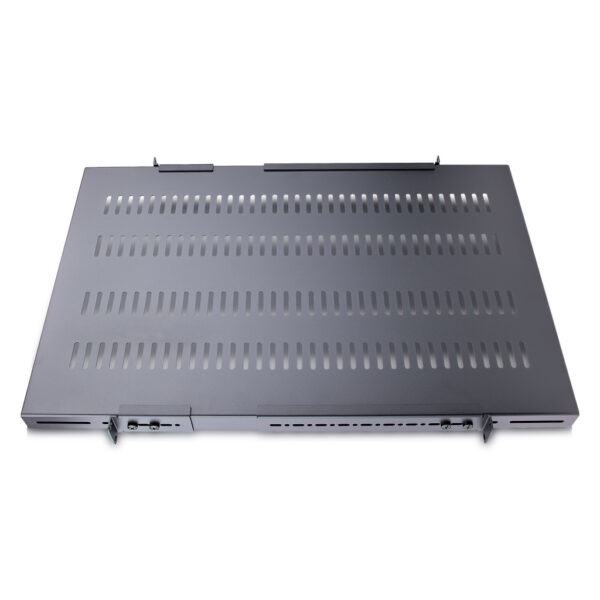 StarTech.com 1U 4-Post Verstelbare Geventileerde Plank voor Server Rack - 150 kg - 49,5 tot 97,4 cm Rack Shelf met Instelbare Mo - Afbeelding 2