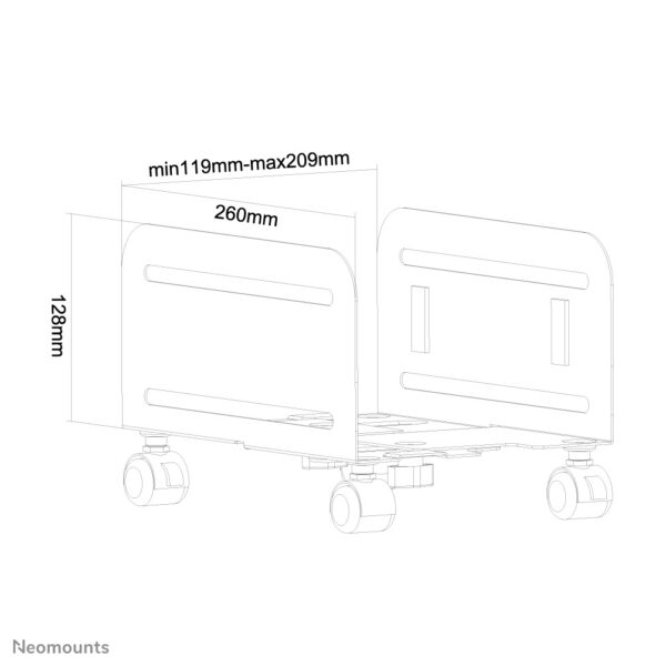 Neomounts CPU-M100BLACK CPU houder - max 10 kg - universeel - Afbeelding 11
