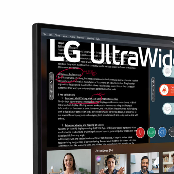 LG 29WP500-B computer monitor 73,7 cm (29") 2560 x 1080 Pixels UltraWide Full HD LED Zwart - Afbeelding 12
