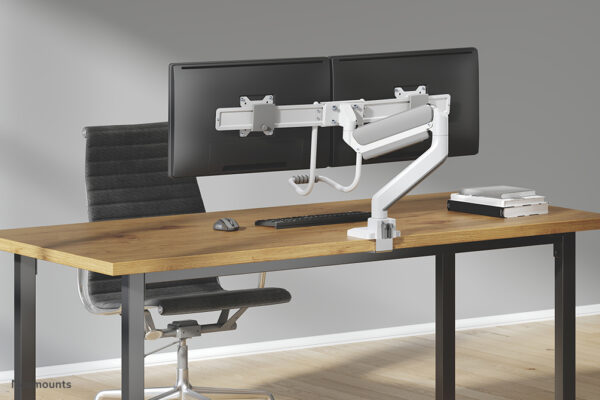 Neomounts DS75-450WH2 Monitorarm 17-32" - gasveer - Topfix - 180°-stop - Afbeelding 19