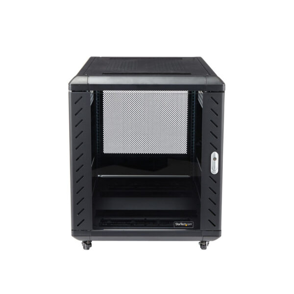 StarTech.com 4 Post 12U Netwerkkast, Vergrendelbare 19" Patchkast voor Computer / AV / IT / Data Apparatuur, Server Rack voor Bu - Afbeelding 2