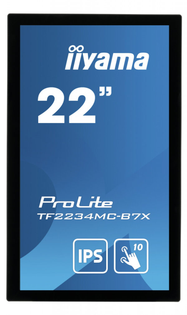 iiyama ProLite TF2234MC-B7X computer monitor 54,6 cm (21.5") 1920 x 1080 Pixels Full HD LED Touchscreen Multi-gebruiker Zwart - Afbeelding 2