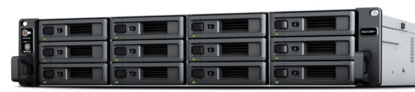 Synology RackStation RS2423+ data-opslag-server NAS Rack (2U) Ryzen Embedded V1780B 8 GB DDR4 0 TB DiskStation Manager Zwart, Gr