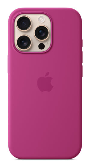 Apple Siliconenhoesje met MagSafe voor iPhone 16 Pro - Fuchsia