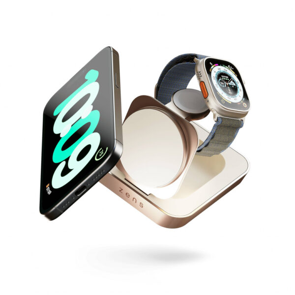 ZENS ZEDC28W/00 oplader voor mobiele apparatuur Hoofdtelefoons, Smartphone, Smartwatch Koper AC Draadloos opladen Snel opladen B - Afbeelding 2