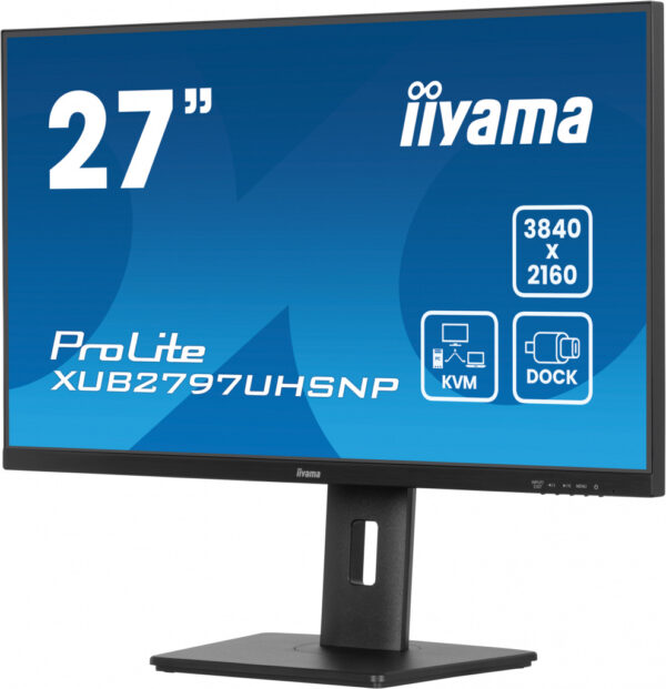 iiyama ProLite XUB2797UHSNP-B1 computer monitor 68,6 cm (27") 3840 x 2160 Pixels 4K Ultra HD LED Zwart - Afbeelding 5