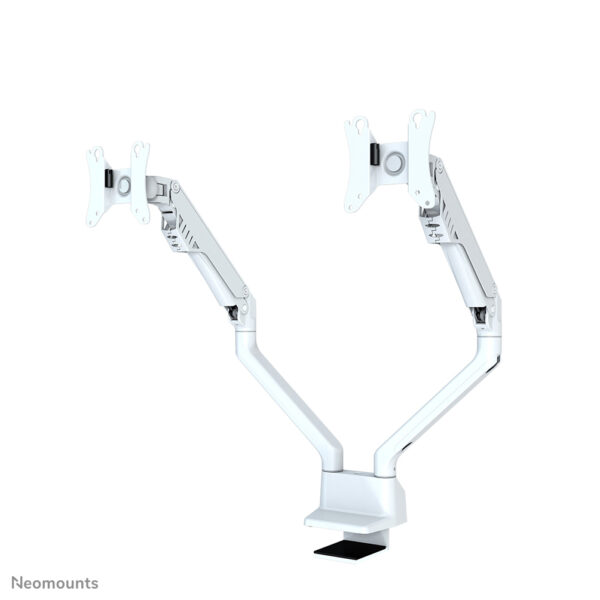 Neomounts FPMA-D750DWHITE2 Monitorarm 10-32" - gasveer - Topfix - 180°-stop - Afbeelding 2