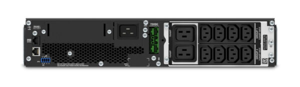 APC Smart-UPS On-Line SRT3000RMXLI Noodstroomvoeding - 3kW/VA, 8x C13 & 2x C19, rackmount - Afbeelding 2