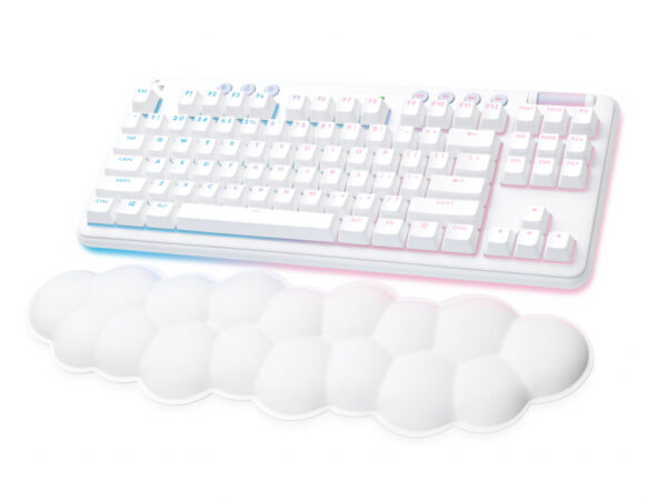 Logitech G 920-010689 toetsenbord Gamen RF-draadloos + Bluetooth QWERTY Scandinavisch Wit