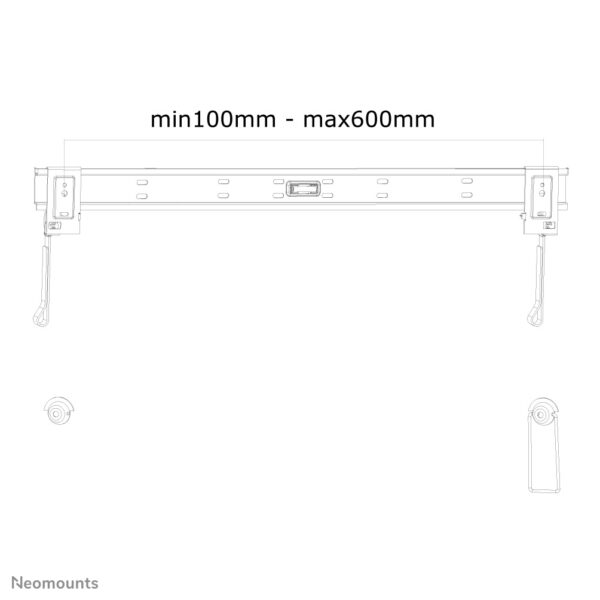 Neomounts PLASMA-W860 TV-beugel wand 32-60" - vlak - Afbeelding 3