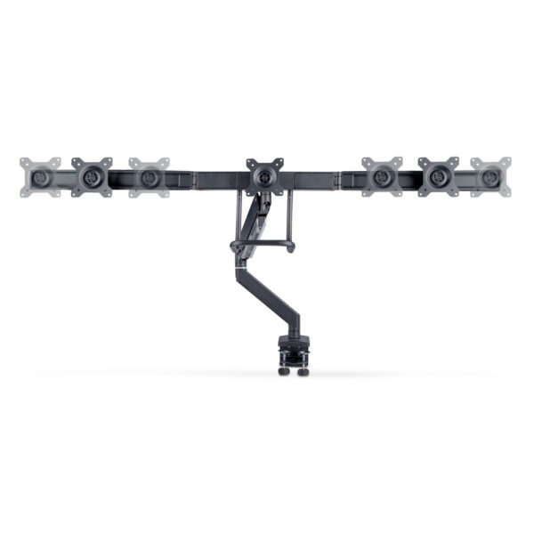 StarTech.com Crossbar Triple Monitor Arm voor Bureau, Tot Drie 27inch Schermen, VESA 75x75/100x100, Instelling Zonder Gereedscha - Afbeelding 3