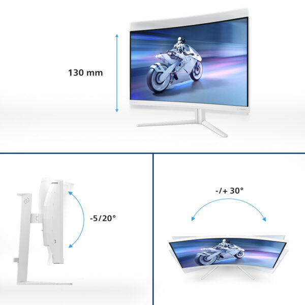 Philips Evnia 5000 32M2C5501/00 computer monitor 81,3 cm (32") 1920 x 1080 Pixels Full HD LCD Wit - Afbeelding 14
