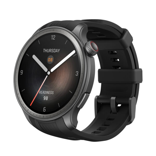 Amazfit Balance 3,81 cm (1.5") AMOLED 46 mm Digitaal 480 x 480 Pixels Touchscreen Zwart Wifi GPS