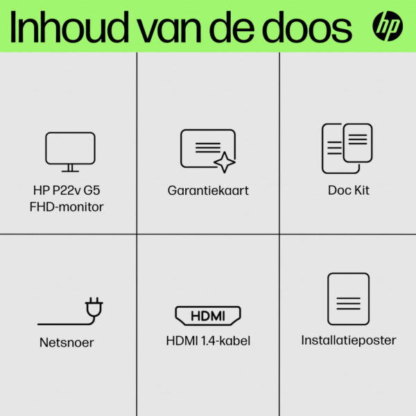 HP P22v G5 FHD-monitor - Afbeelding 8