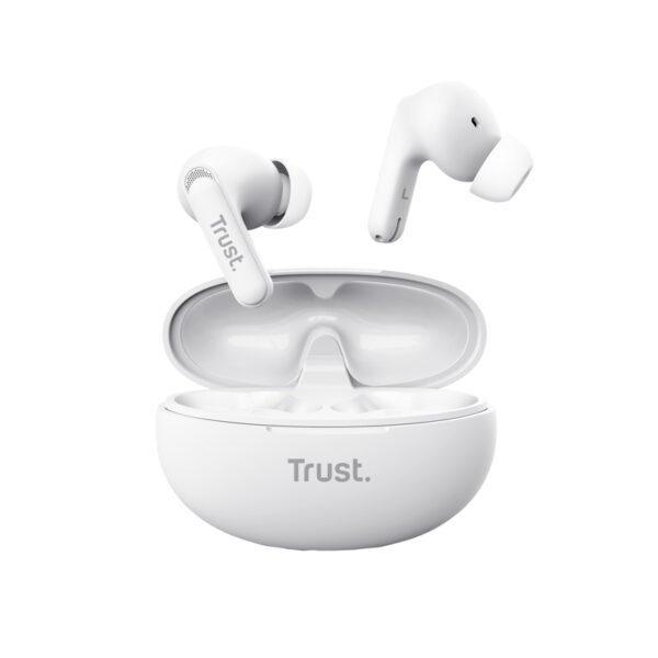 Trust Yavi Headset True Wireless Stereo (TWS) In-ear Oproepen/muziek USB Type-C Bluetooth Wit - Afbeelding 8