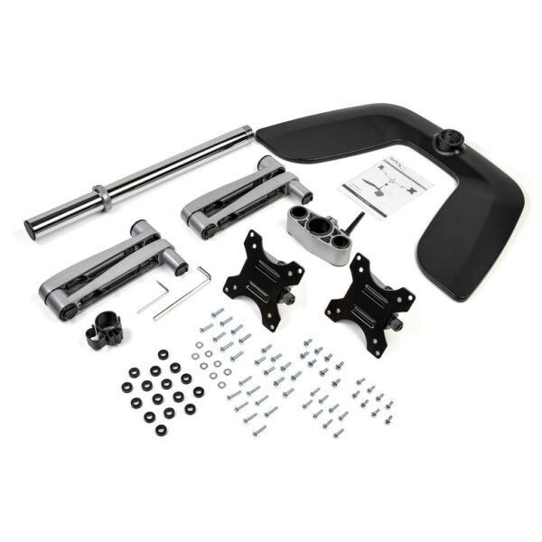 StarTech.com Dual Monitor Stand, Ergonomische Monitorstandaard voor VESA Schermen tot 32" (8kg), Vrijstaande en Scharnierende Un - Afbeelding 7