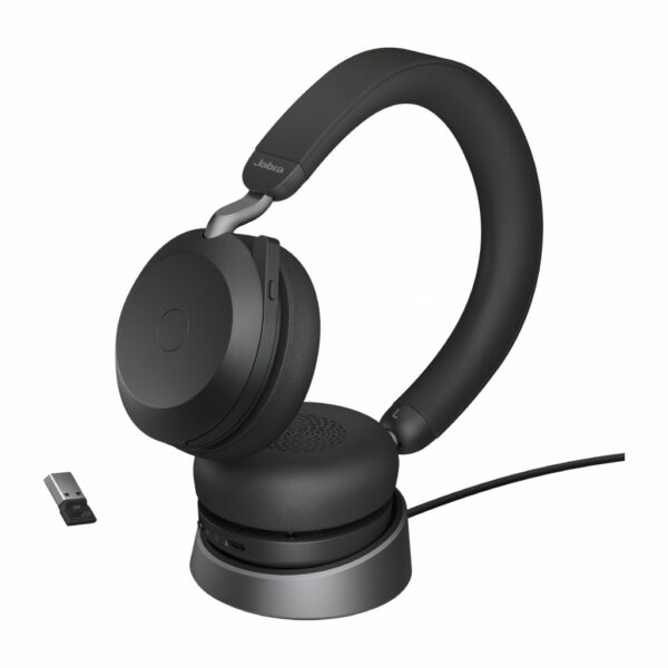Jabra 27599-989-989 hoofdtelefoon/headset Bedraad en draadloos Hoofdband Kantoor/callcenter Bluetooth Oplaadhouder Zwart - Afbeelding 3