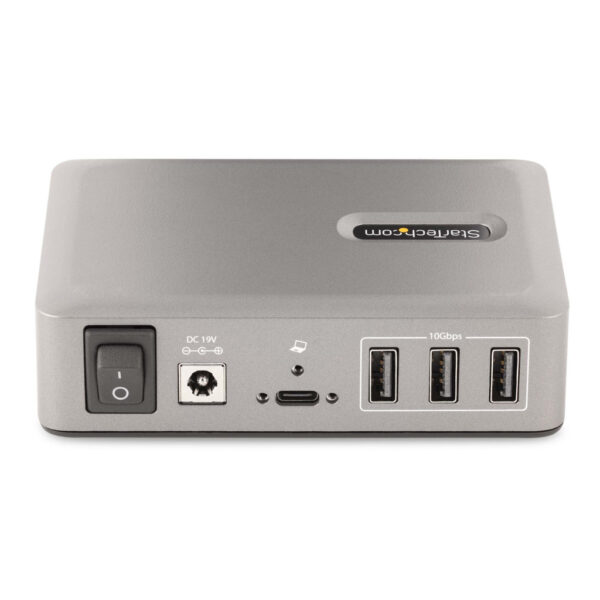 StarTech.com 10-Port USB-C Hub, 8x USB-A + 2x USB-C, Self-Powered met 65W Power Supply, USB 3.1 10Gbps, Desktop/Laptop USB Hub m - Afbeelding 4