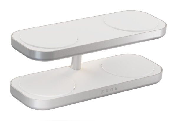 ZENS ZEQC01W/00 oplader voor mobiele apparatuur Hoofdtelefoons, Smartphone, Smartwatch Wit AC Draadloos opladen Snel opladen Bin