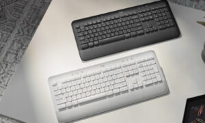 Logitech 920-010917 toetsenbord Kantoor RF-draadloos + Bluetooth QWERTY Spaans Grafiet