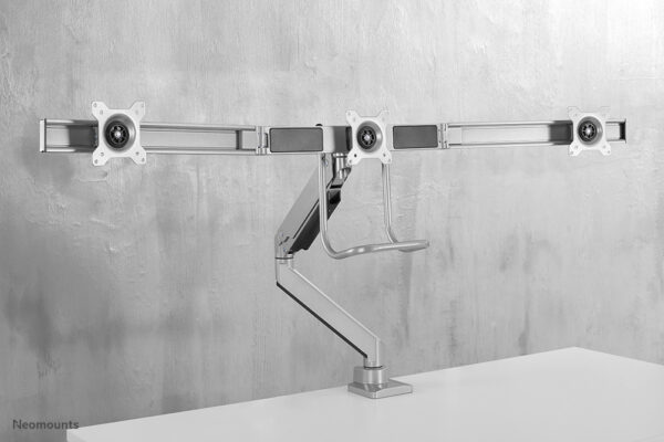 Neomounts NM-D775DX3SILVER Monitorarm 17-27" - gasveer - Topfix - 180°-stop - Afbeelding 11
