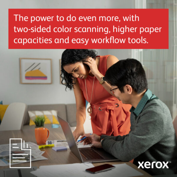 Xerox C235 A4 22ppm Wireless Duplex Copy/Print/Scan/Fax PS3 PCL5e/6 ADF 2 Trays Total 251 Sheets - Afbeelding 9