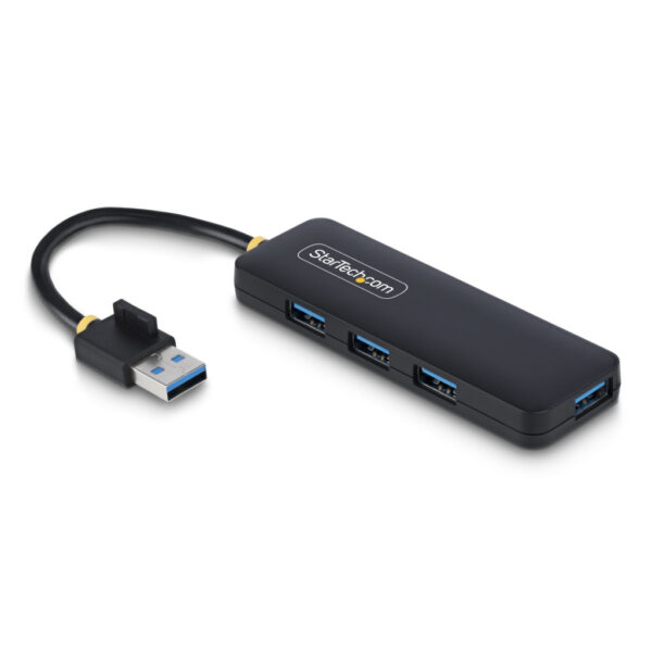 StarTech.com 4-Port USB-A Hub, 5Gbps, Bus Powered, Compacte Travel Mini USB Hub, Multi-Port USB 3.0 Splitter, Draagbare USB Hub,