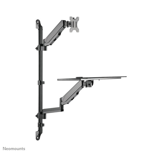 Neomounts WL90-325BL1 Zit-sta werkstation wand 17-32" - gasveer - Afbeelding 3