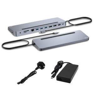 i-tec USB-C Metal 4K 3x Docking PD100W +100W
