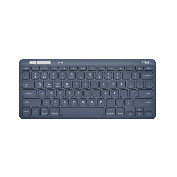 Trust Lyra toetsenbord Universeel RF-draadloos + Bluetooth QWERTY Amerikaans Engels Blauw - Afbeelding 2