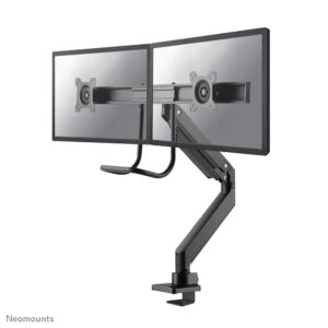 Neomounts NM-D775DXBLACK Monitorarm 10-32" - gasveer - Topfix - 180°-stop