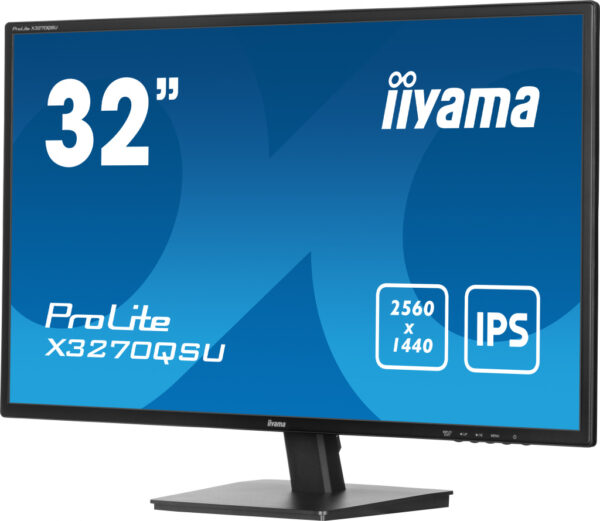 iiyama ProLite X3270QSU-B1 computer monitor 81,3 cm (32") 2560 x 1440 Pixels Wide Quad HD LED Zwart - Afbeelding 4