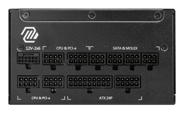 MSI MAG A1000GL PCIE5 power supply unit 1000 W 24-pin ATX ATX Zwart - Afbeelding 3