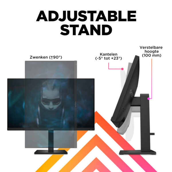 OMEN by HP 23,8 inch FHD 165 Hz gaming monitor - OMEN 24 - Afbeelding 6