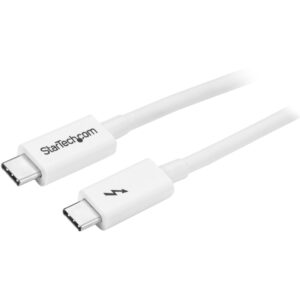 StarTech.com 1m Thunderbolt 3 Kabel, 20Gbps, 100W PD, 4K, Thunderbolt Gecertificeerd, Thunderbolt 4/USB 3.2/DisplayPort Compatib