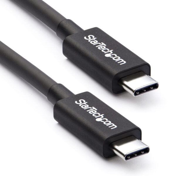StarTech.com 2m Thunderbolt 3 Kabel, 20Gbps, 100W PD, 4K, Thunderbolt Gecertificeerd, Thunderbolt 4/USB 3.2/DisplayPort Compatib