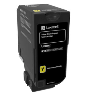 Lexmark 74C20Y0 tonercartridge 1 stuk(s) Origineel Geel